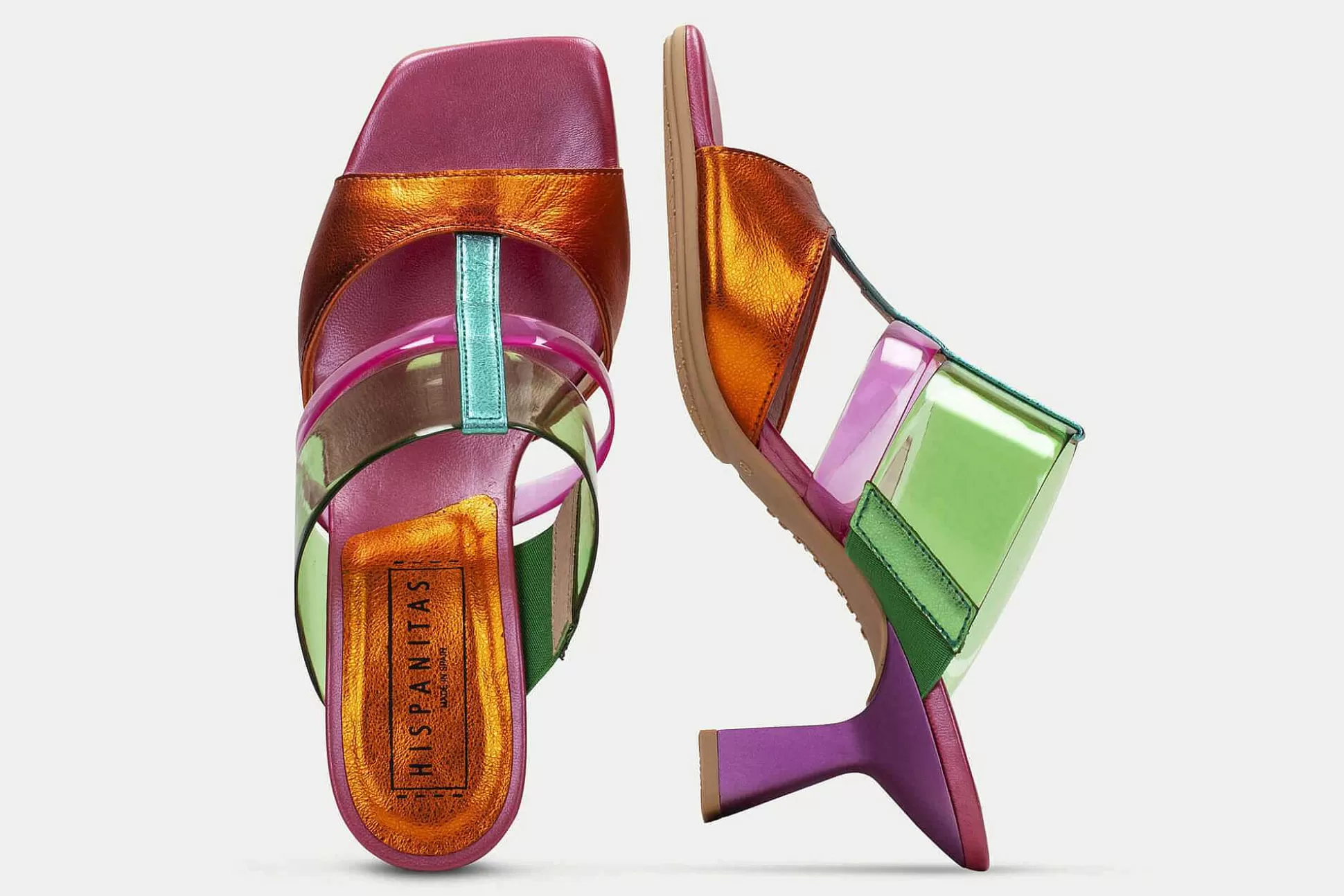 Mujer Hispanitas Zuecos Y Mules^Mules De Tacon Danielle
