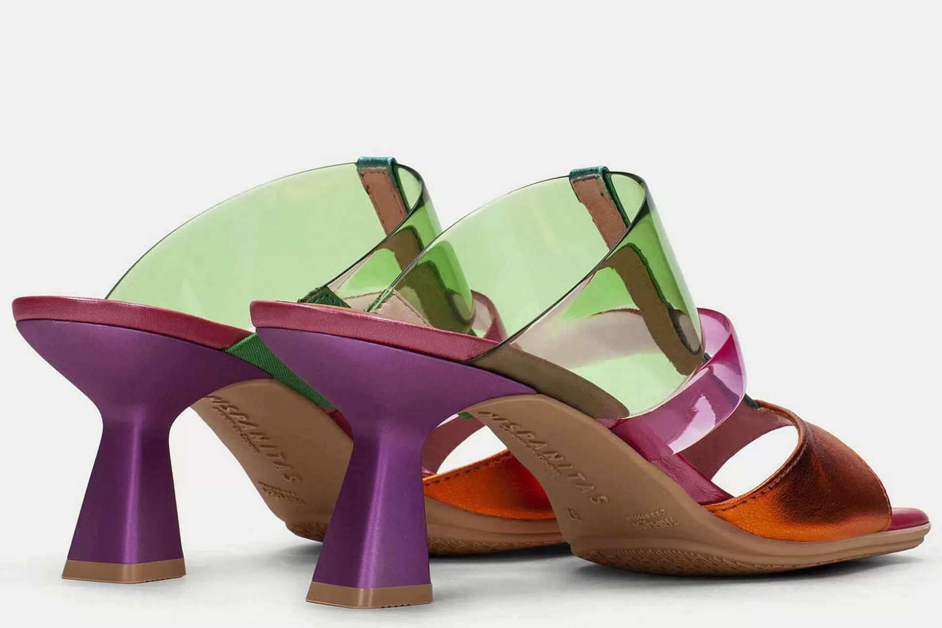 Mujer Hispanitas Zuecos Y Mules^Mules De Tacon Danielle