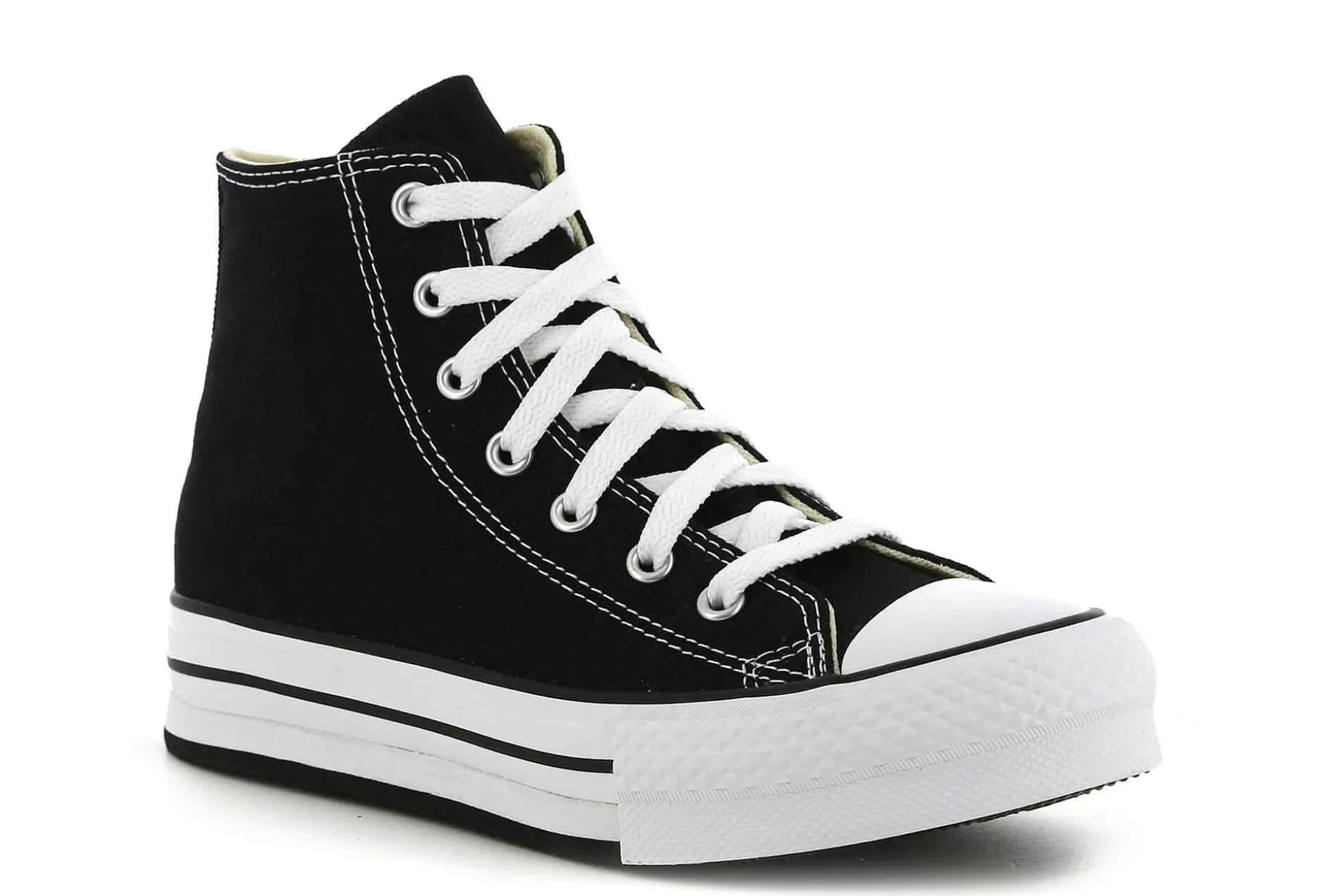 Niña Converse Zapatillas^Zapatillas Con Cordones 272855C/001 Black White Black