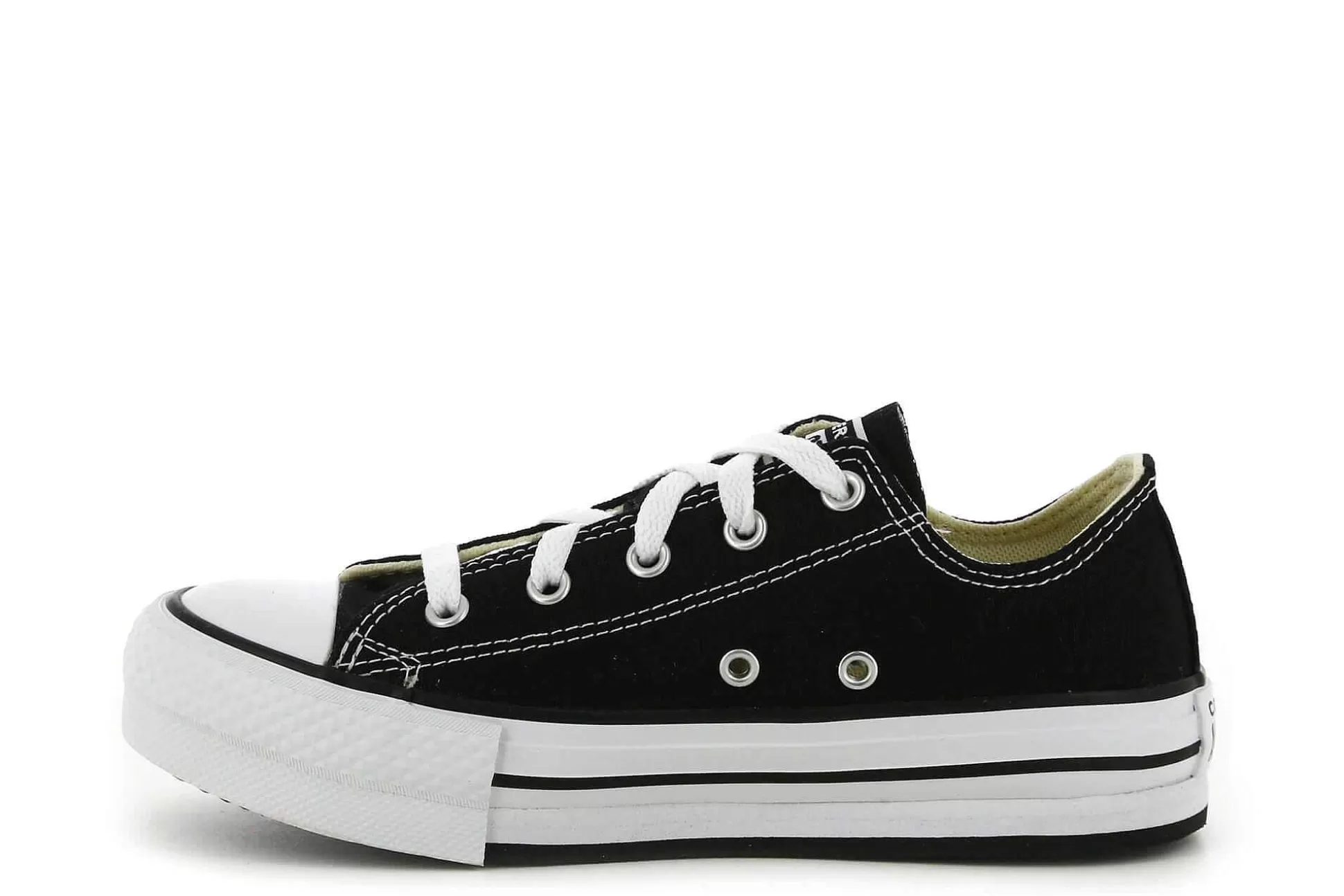 Niña Converse Zapatillas^Zapatillas Con Cordones 272857C/001 Black White Black