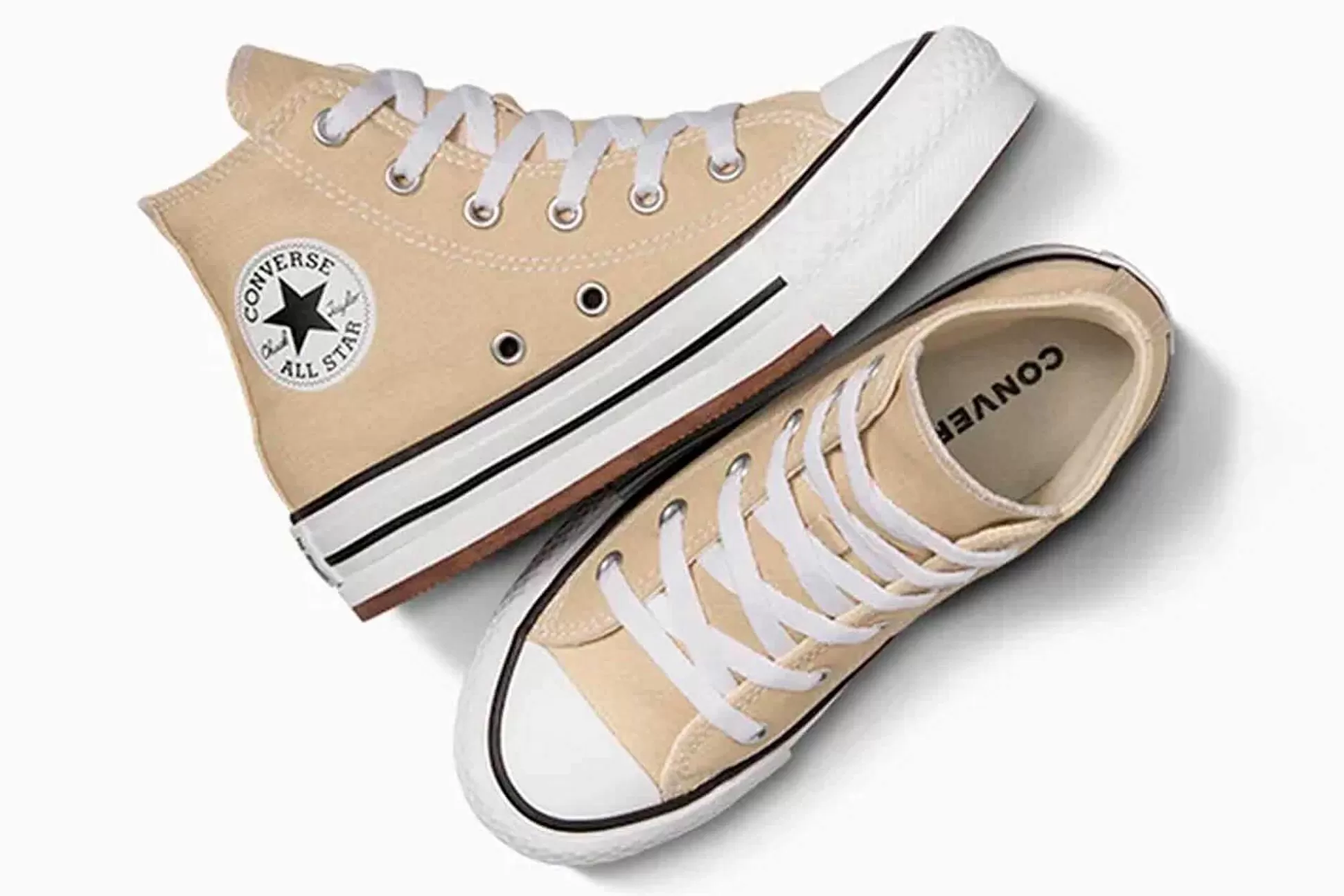Niña Converse Zapatillas^Zapatillas Con Cordones Ctas Eva Lift Hi
